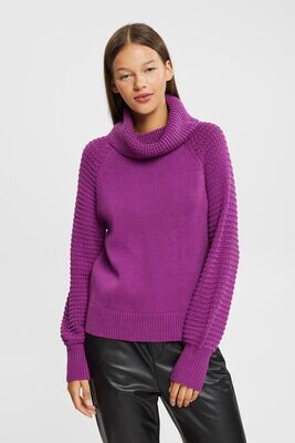 Esprit Sweater Turtle High / 102CC1I301 Purple