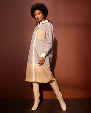 Soya Concept Dress Blouse / 18246 Stripe