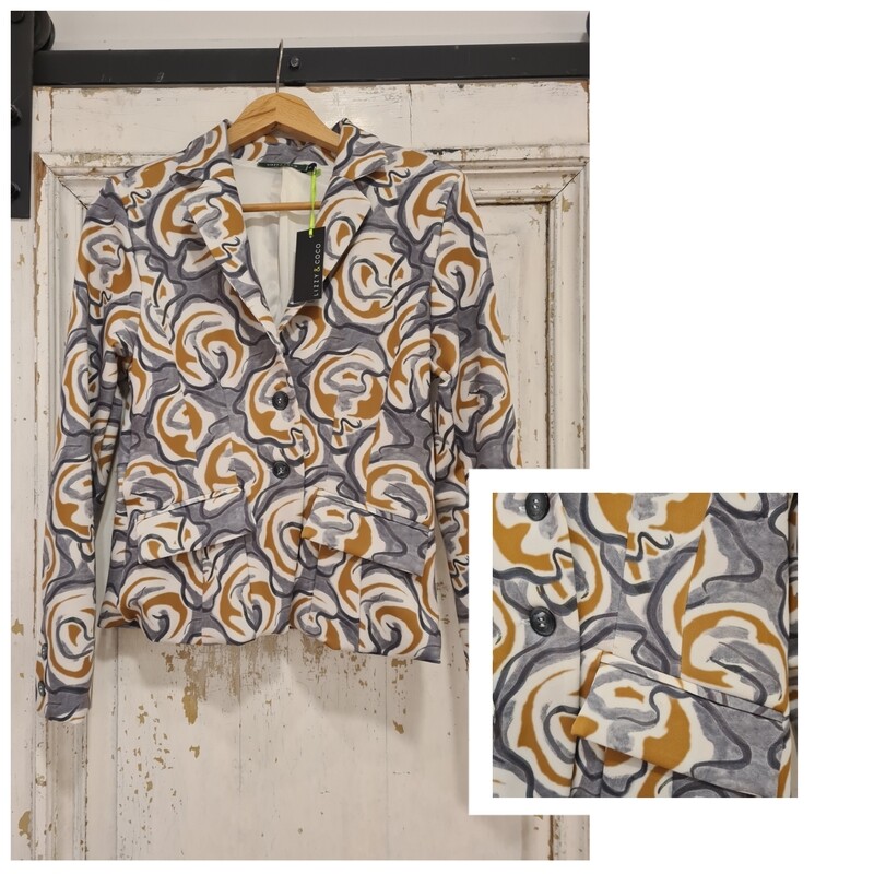Lizzy &amp; Coco Blazer Scuba / Asja Print