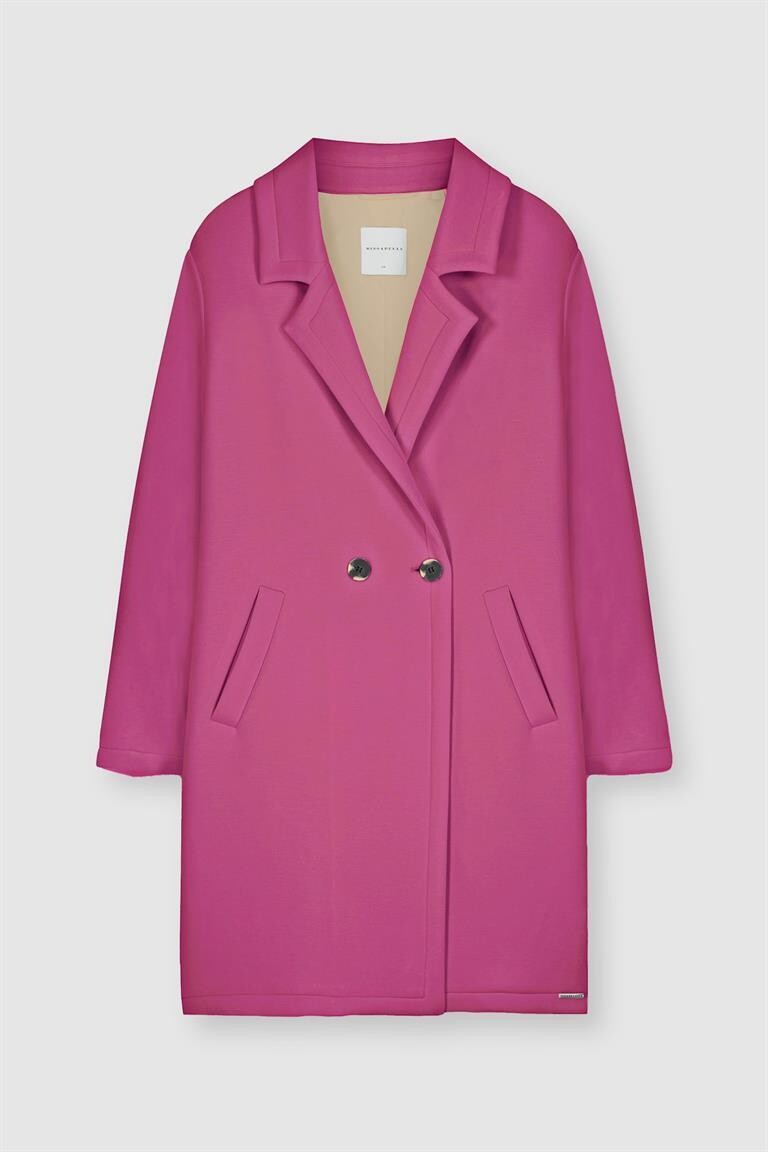 Rino & Pelle jacket Long Scuba / Danja Pink