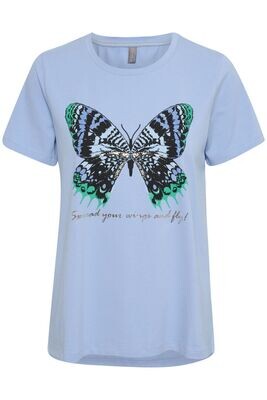 Culture DK Tee Butterfly Cotton / 50109442 Blue