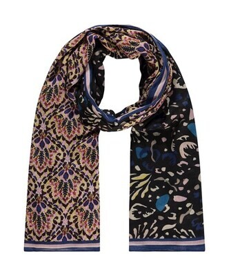 Tramontana Scarf Scarf Abstract Florals / I02-09-001 Print Blacks