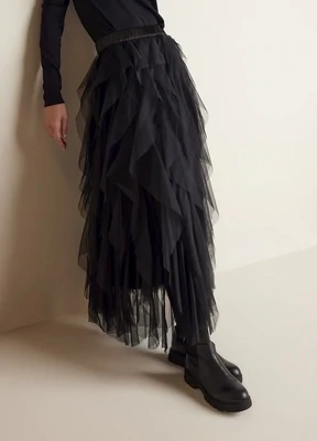 Summum Woman Skirt Mesh / 6s1272-11945.1 Black