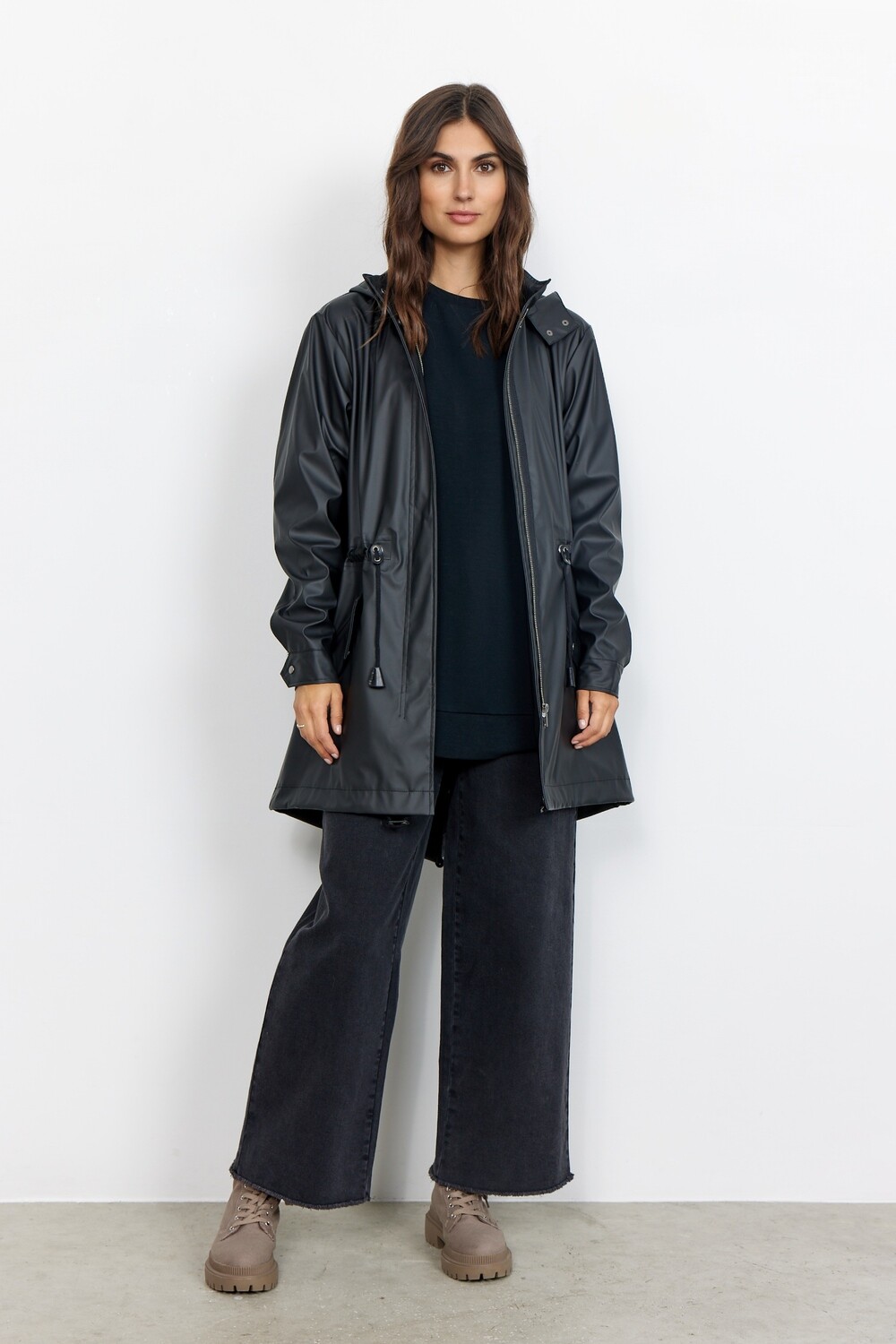 Soya concept Raincoat / 17047-9999 Black