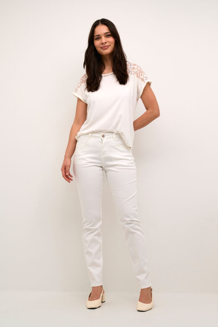 Cream Jeans Cotton / 10612252 110602 Snow White