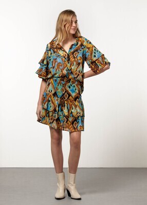 Tramontana Skirt Layered Spring Ikat /C11-11-201 009998 Print