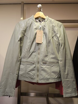 Rino & Pelle Jacket Leather/ Gazi.3002420 6023 Sage Green
