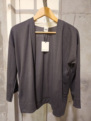 WNT Cardigan With Contrast Color Openings / 12462002 Dark Grey