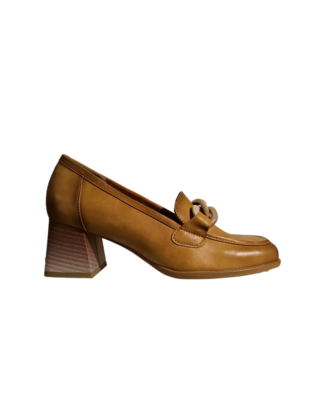 Marco Tozzi Loafer High Heel Vegan leather/ 2-24418-42 Cognac