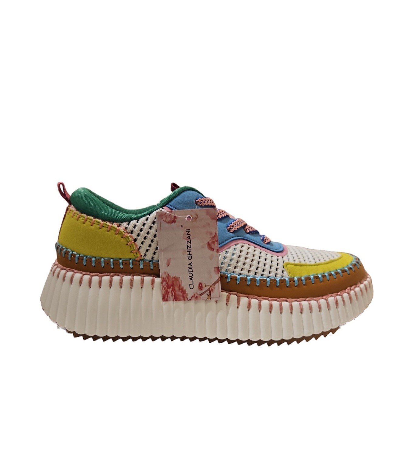 Claudia Ghizzani Sneaker Chloe/ 2BR0040101 Multicolour Green