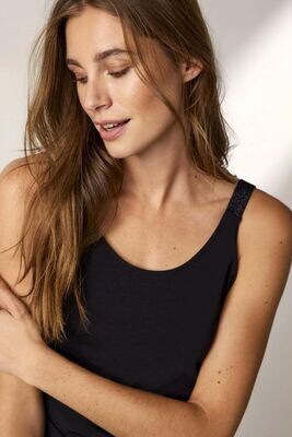 Summum Woman Top Reversible Lurex / 3s4760 black