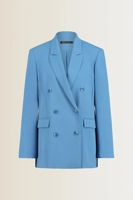 Expresso Blazer Double Breasted / EX24-15006 Light Cobalt