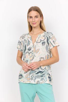 Soya Concept Shirt Print Viscose / 40615 1620C CREAM COMBI