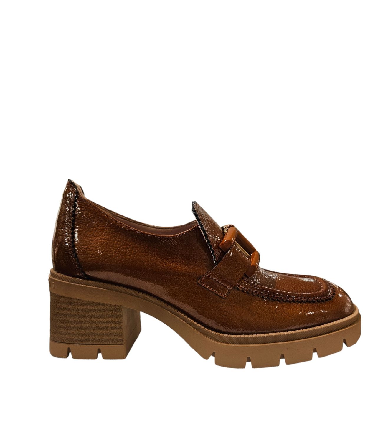 Hispanitas High Heel Laque / HI243604 Cuero Cognac