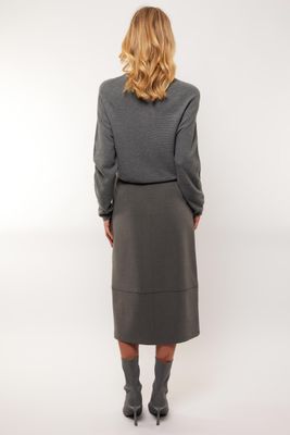 G-Maxx Skirt Pencil Belanna / 24NQG04 Grey Melange