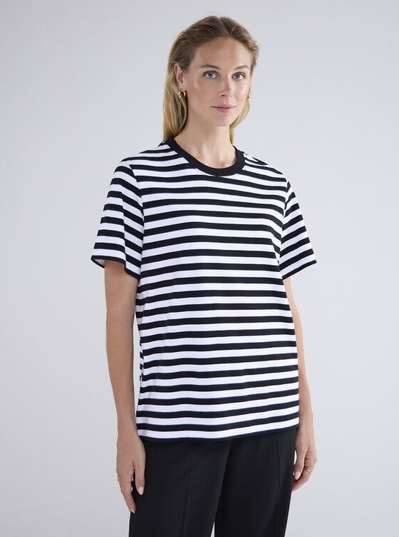 Summum Woman Tee Cotton / 30645 Black White