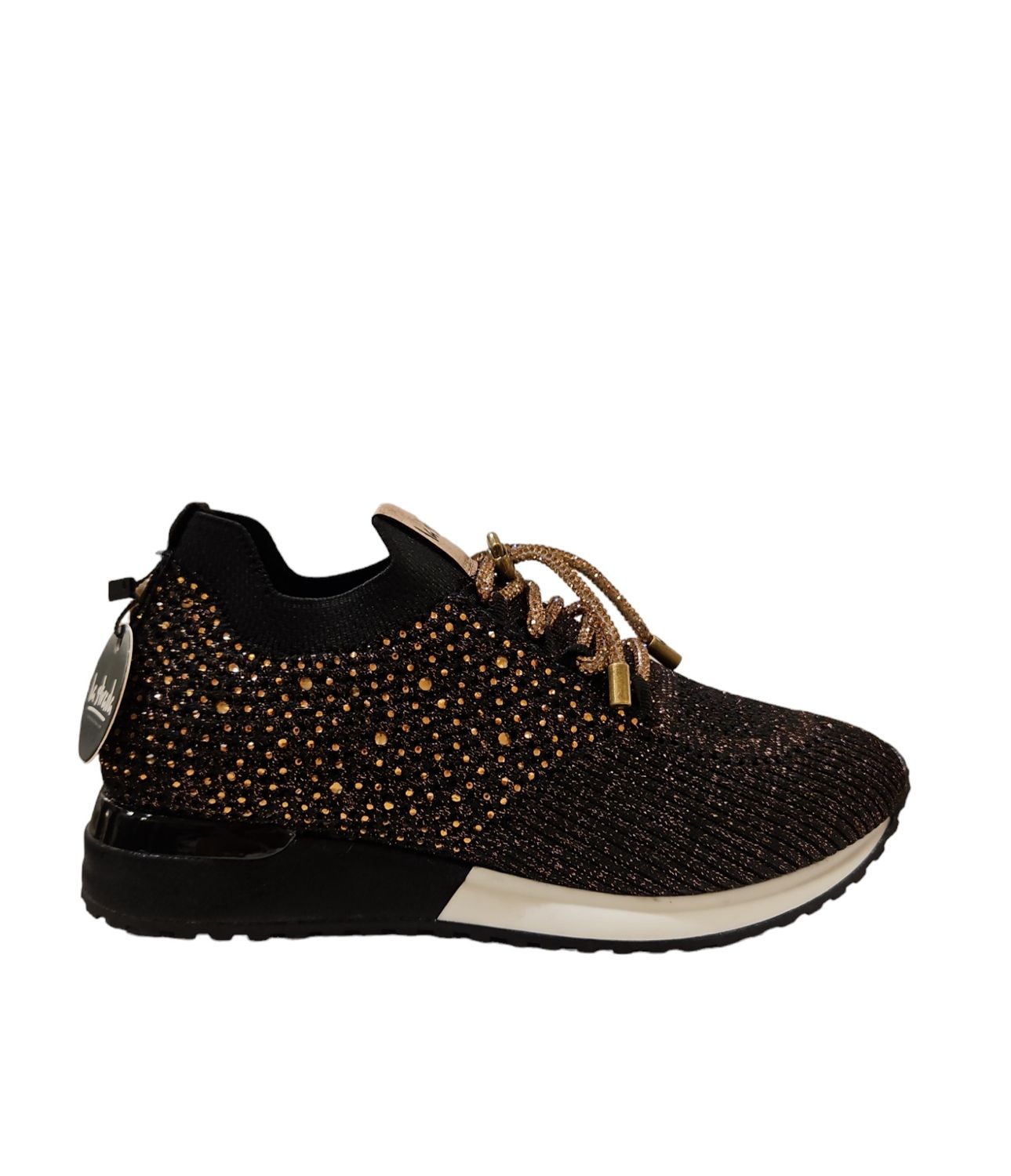 La Strada Sneaker Knitted Glitter / 2400409 Bronze