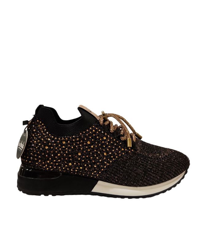 La Strada Sneaker Knitted Glitter / 2400409 Bronze