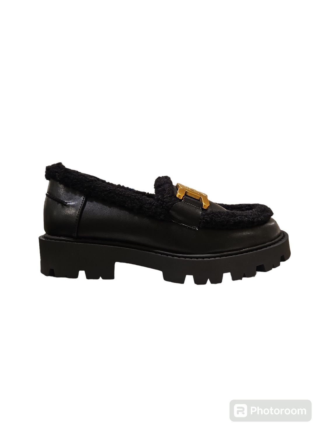 La Strada Loafer PU Teddy  / 2203448 Black