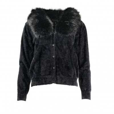 NED Sweater Furry / 24W1-U172-04 Black