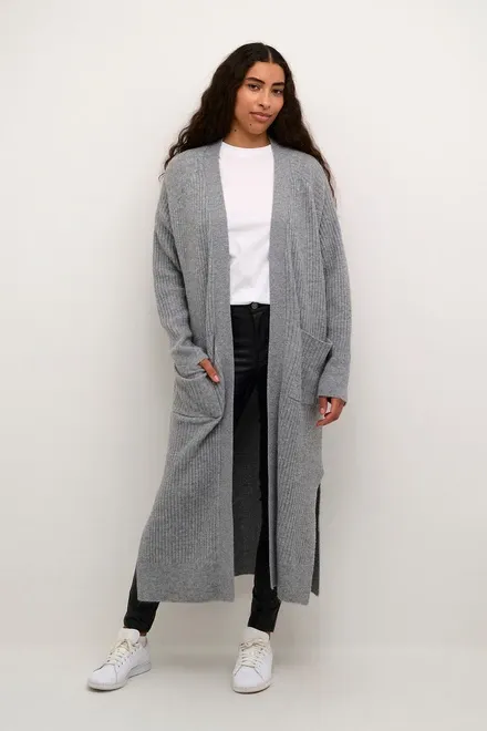 Kaffe Cardigan Long / 10508958 Grey Melange