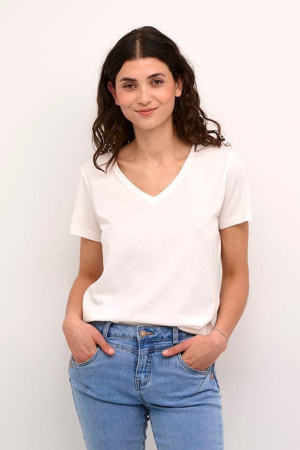 Cream Tee Basic Modal / 10604508 Chalk