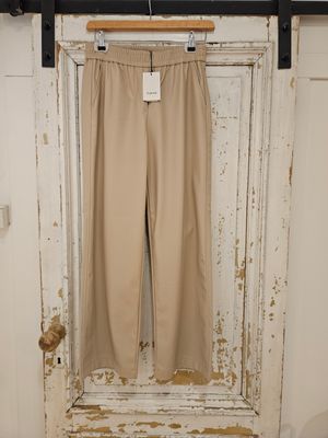 B.Young pants Wide Leg PU / 20815170 Humus