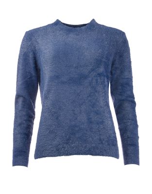 NED Sweater Furry  / 24W1-U172-02 Medival Blue