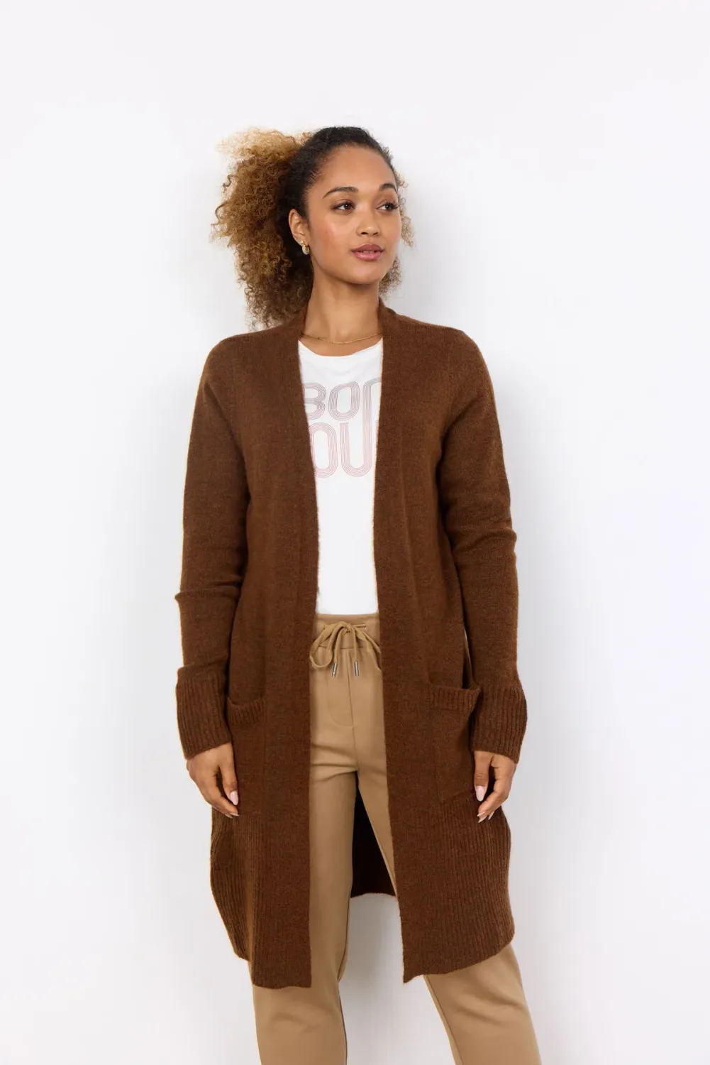 Soya Concept Cardigan Midi / 33541 Brown