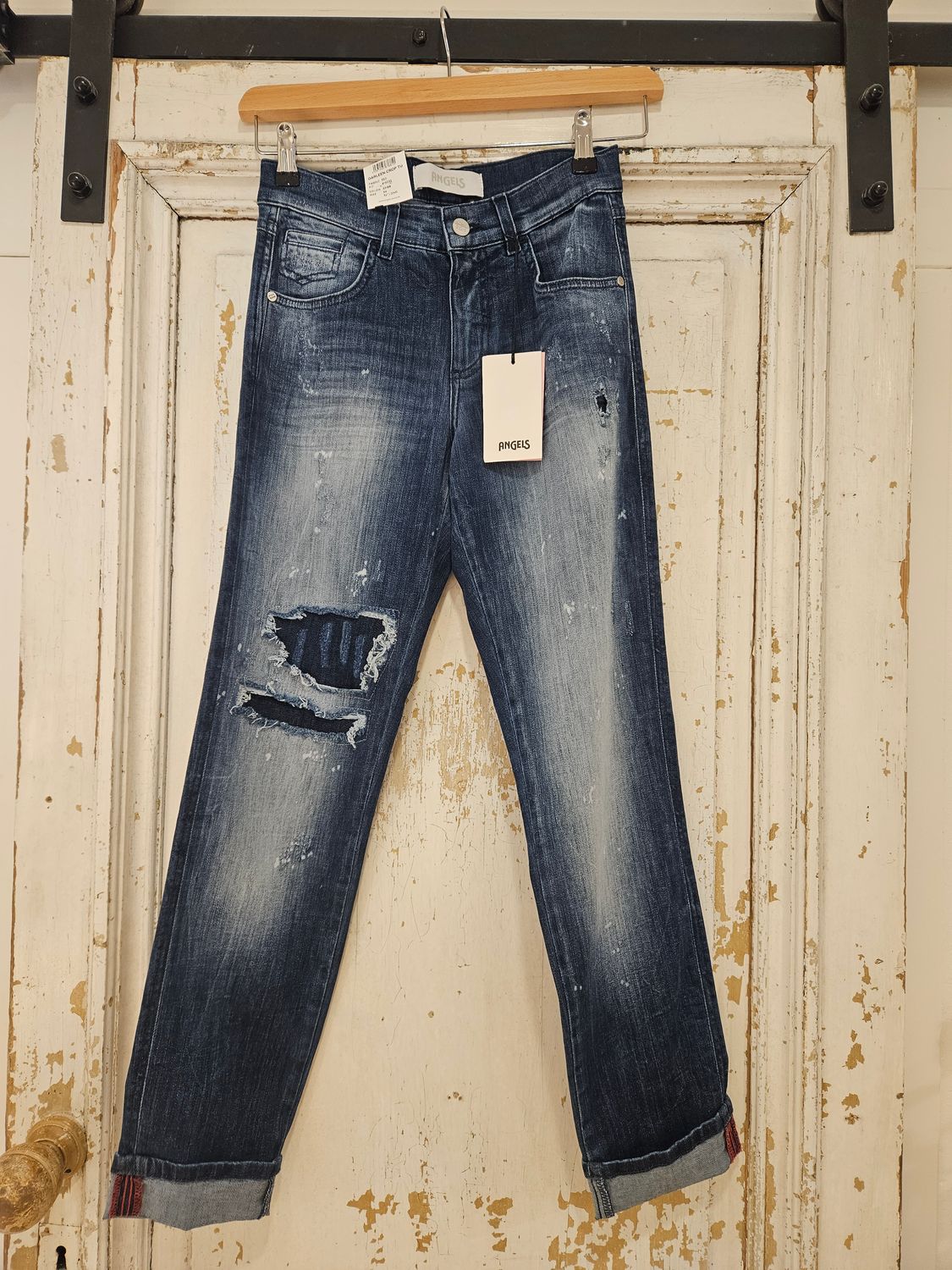 Angels Denim Destroyed / 350815032 Mid bBue Fancy Used