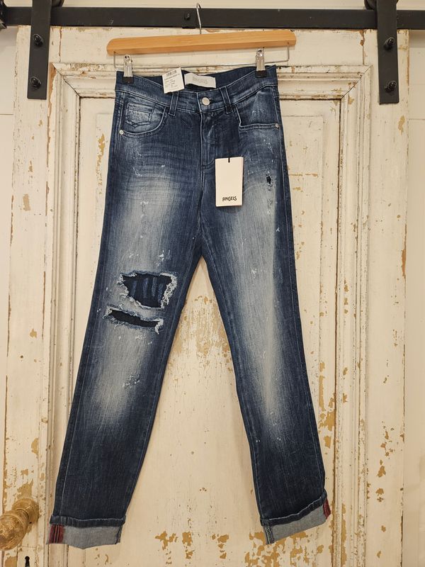 Angels Denim Destroyed / 350815032 Mid bBue Fancy Used