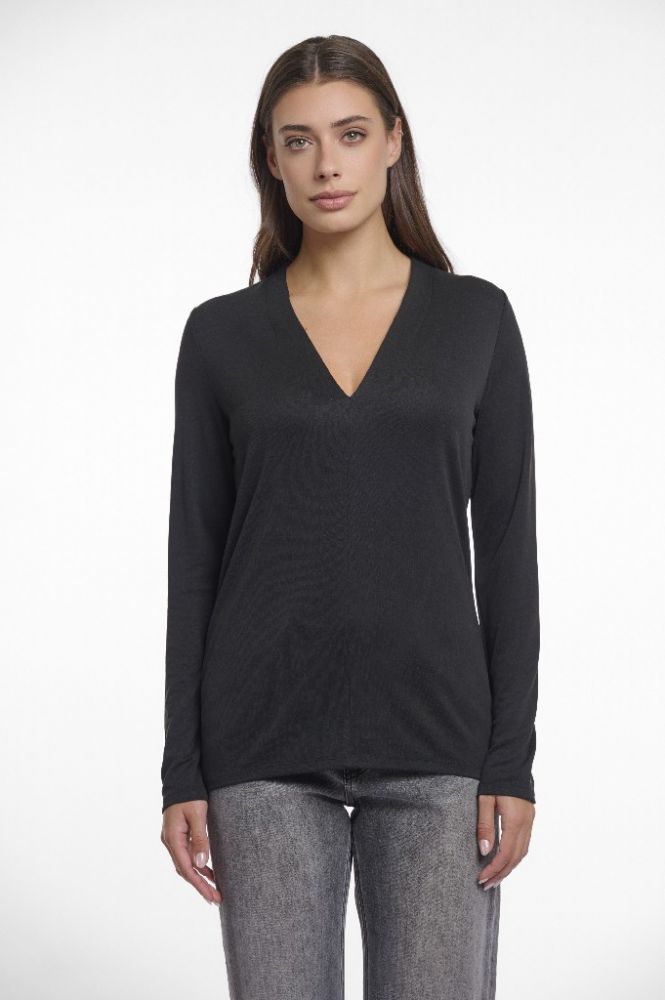 Rino &amp; Pelle Top v-Neck / Cleo.700NOOS Black