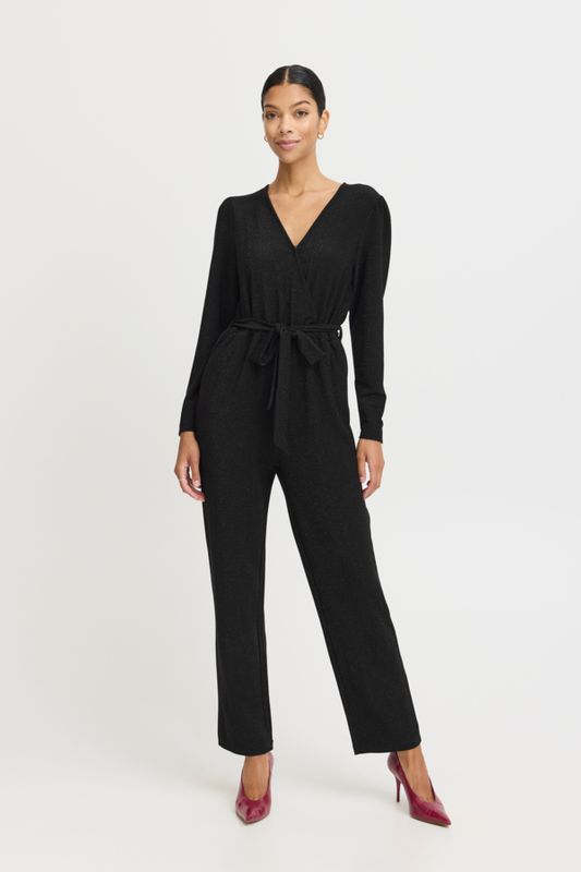 B.Young Jumpsuit Lurex Sparkle / 20815968 Black Mix