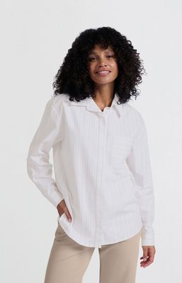 YAYA Blouse Stripe / 01-201132-501 PUMICE STONE BEIGE DESSIN