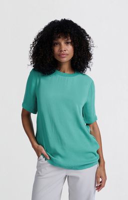 YAYA Top Woven Viscose / 01-701218-501 LAGOON BLUE