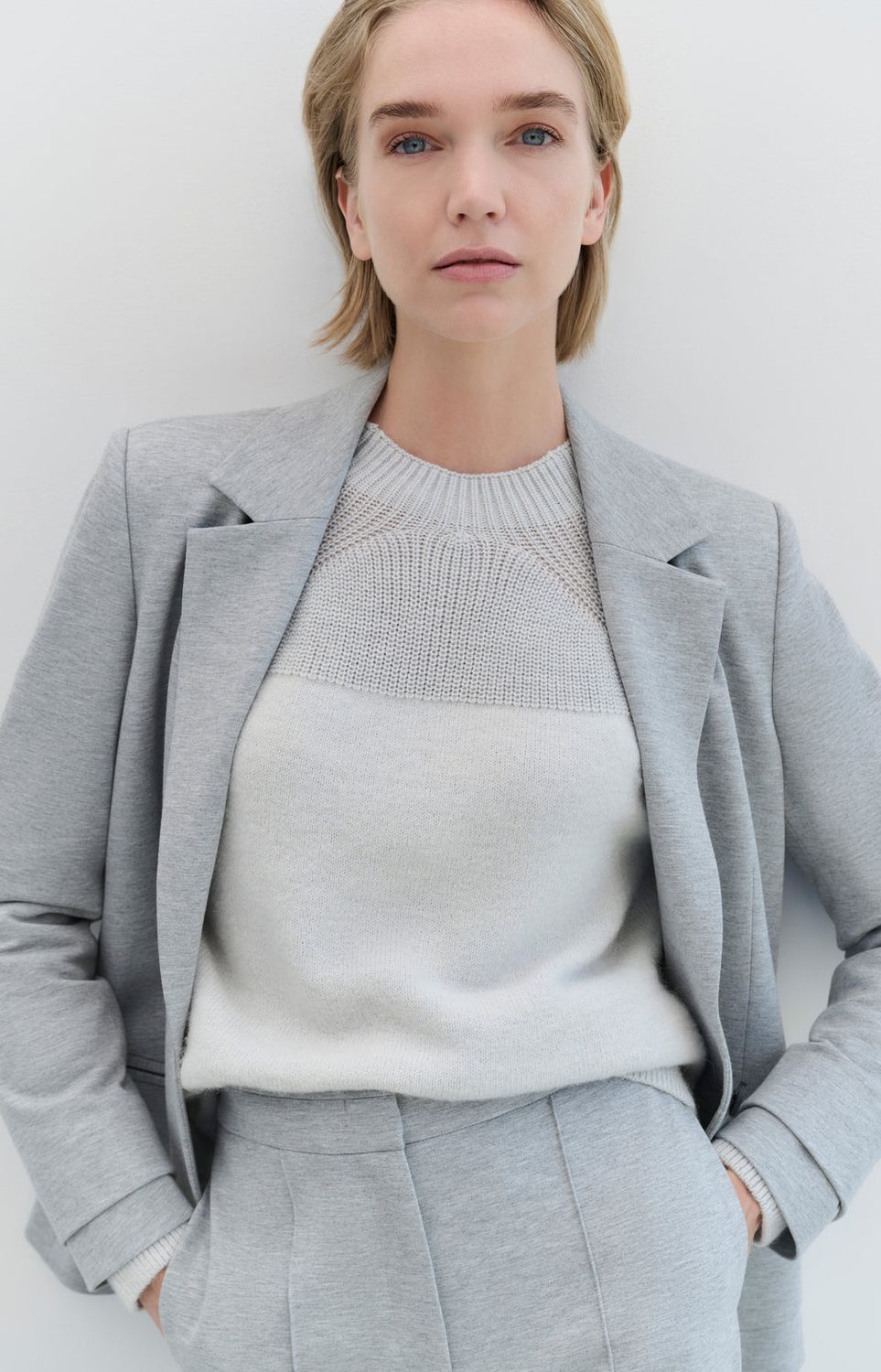 YAYA Blazer Rayonmix / 01-501062-501 MEDIUM GREY MELANGE