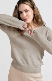 YAYA Sweater Structure / 01-000438-501 PUMICE STONE BEIGE