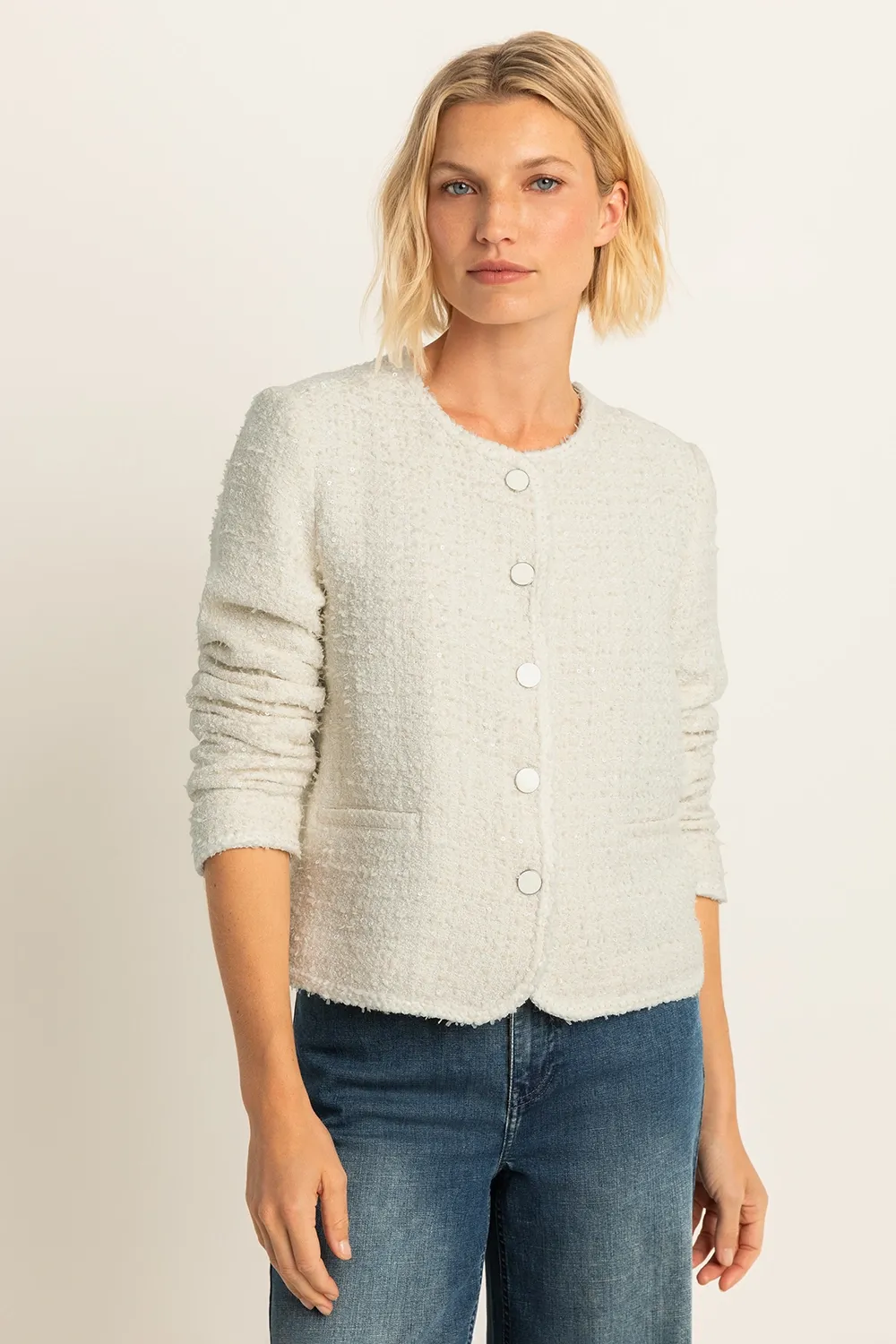 Expresso Jacket Boucle / EX25-16006 Oat