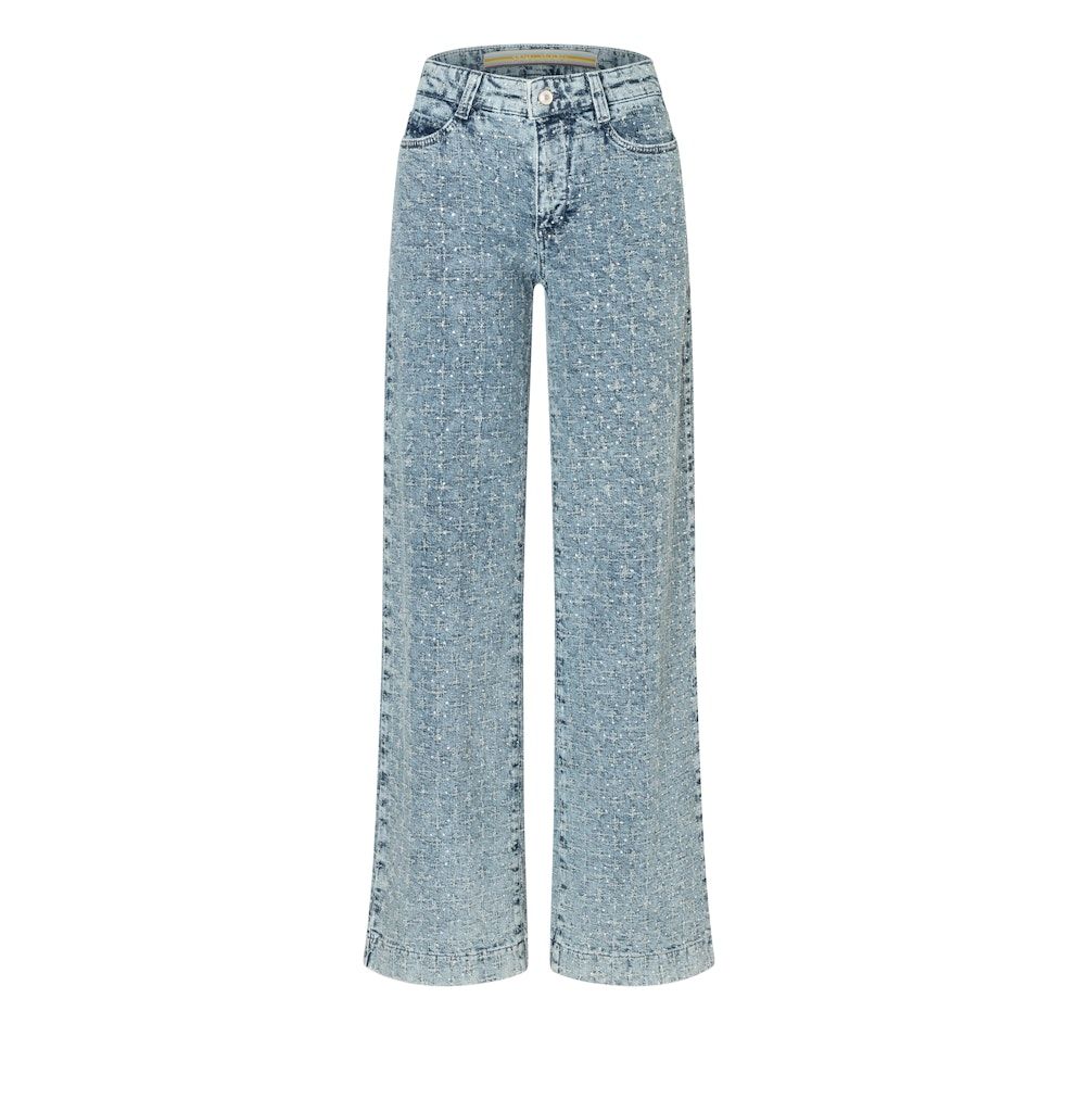 MAC Jeans Wide Leg Strass / 036152529A D212 Light Blue Glamour Wash