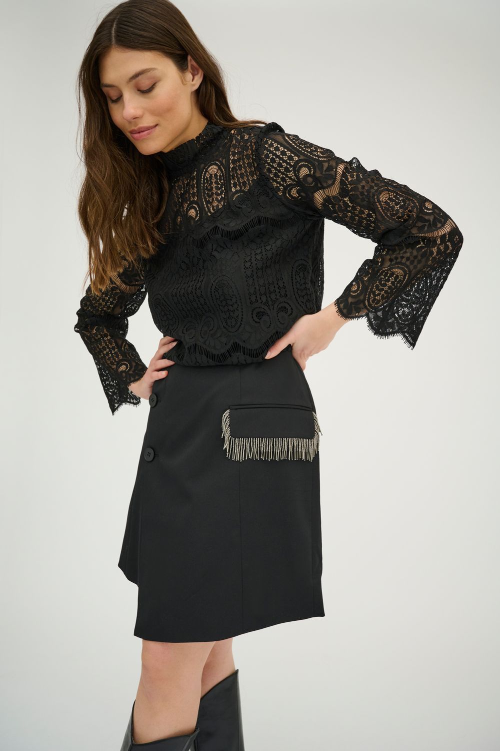 Culture DK Skirt / 50111219 Black