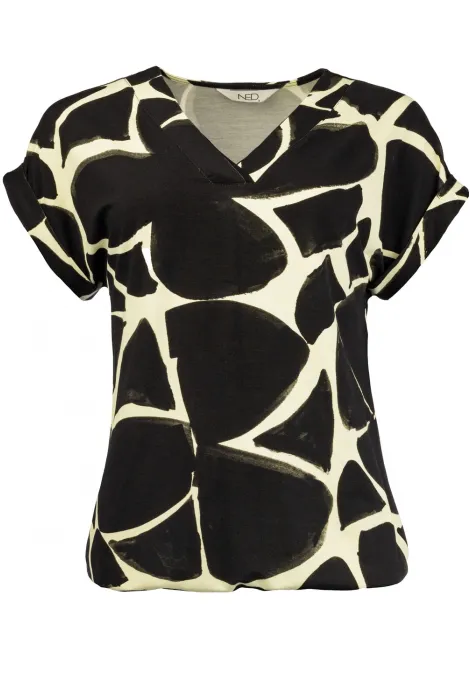 NED Top Big Figure Tricot/ 25S1-LB014-02 Black
