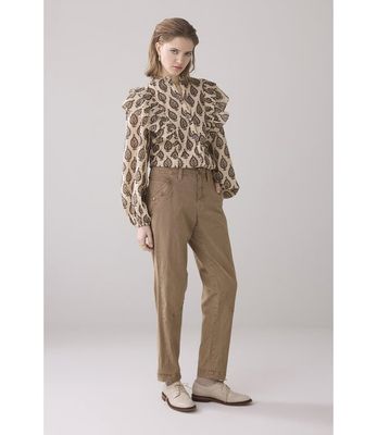 Summum Woman Pants Tapered / 4s2760-11365 Khaki