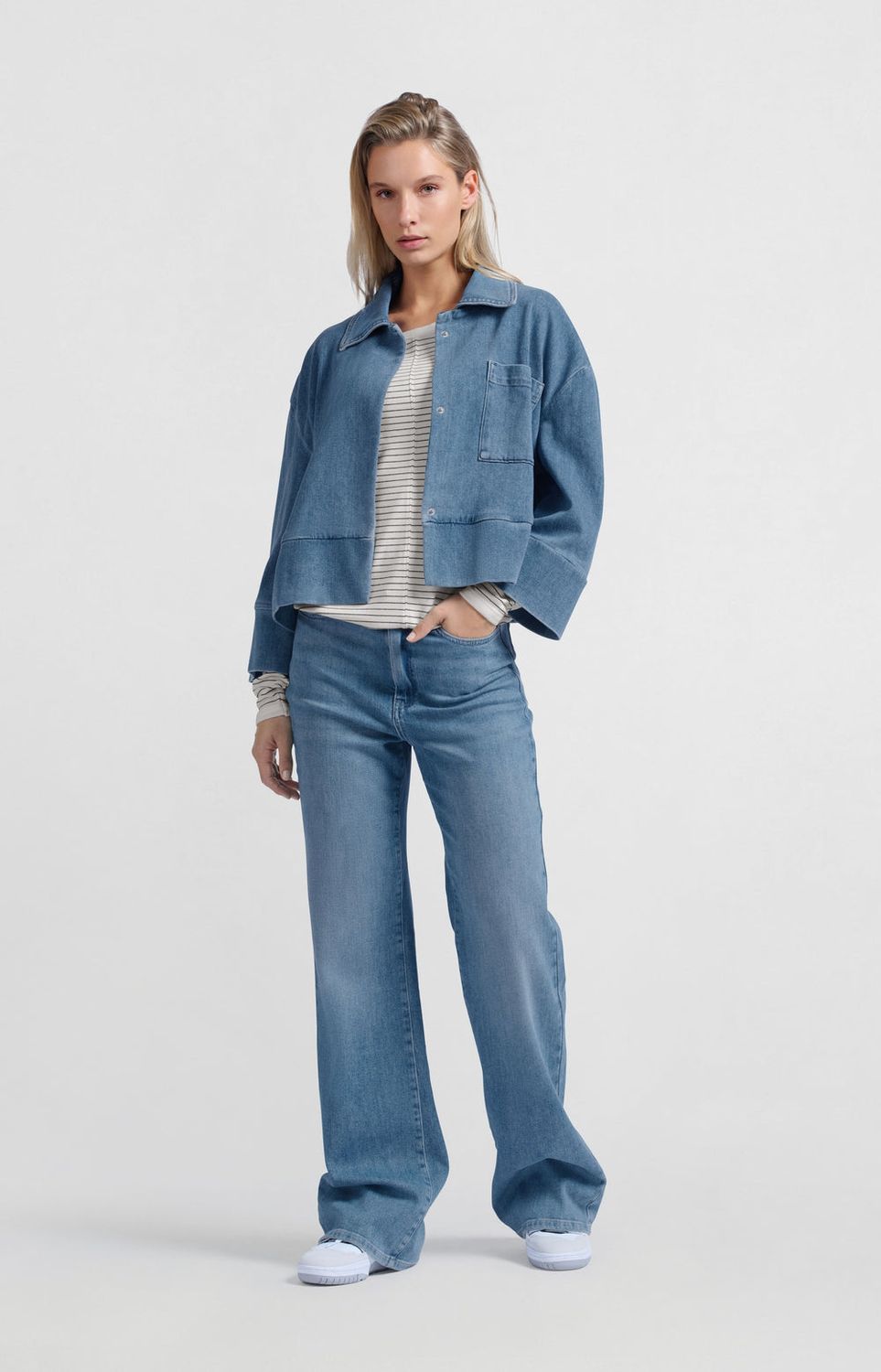 YAYA Jeans Wide Leg L32 / 01-311095-502 BLUE DENIM
