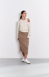 YAYA Sweater Tanktop Cottonmodalmix / 01-000443-502 LIGHT BEIGE MELANGE