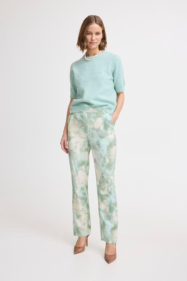 B.Young Pants Cropped / 20816717 Blue Haze Blur
