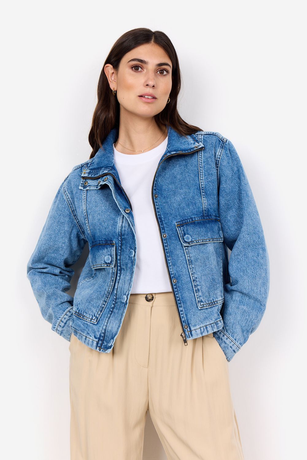 Soya Concept Jacket Denim / 41102 2240 MEDIUM BLUE DENIM