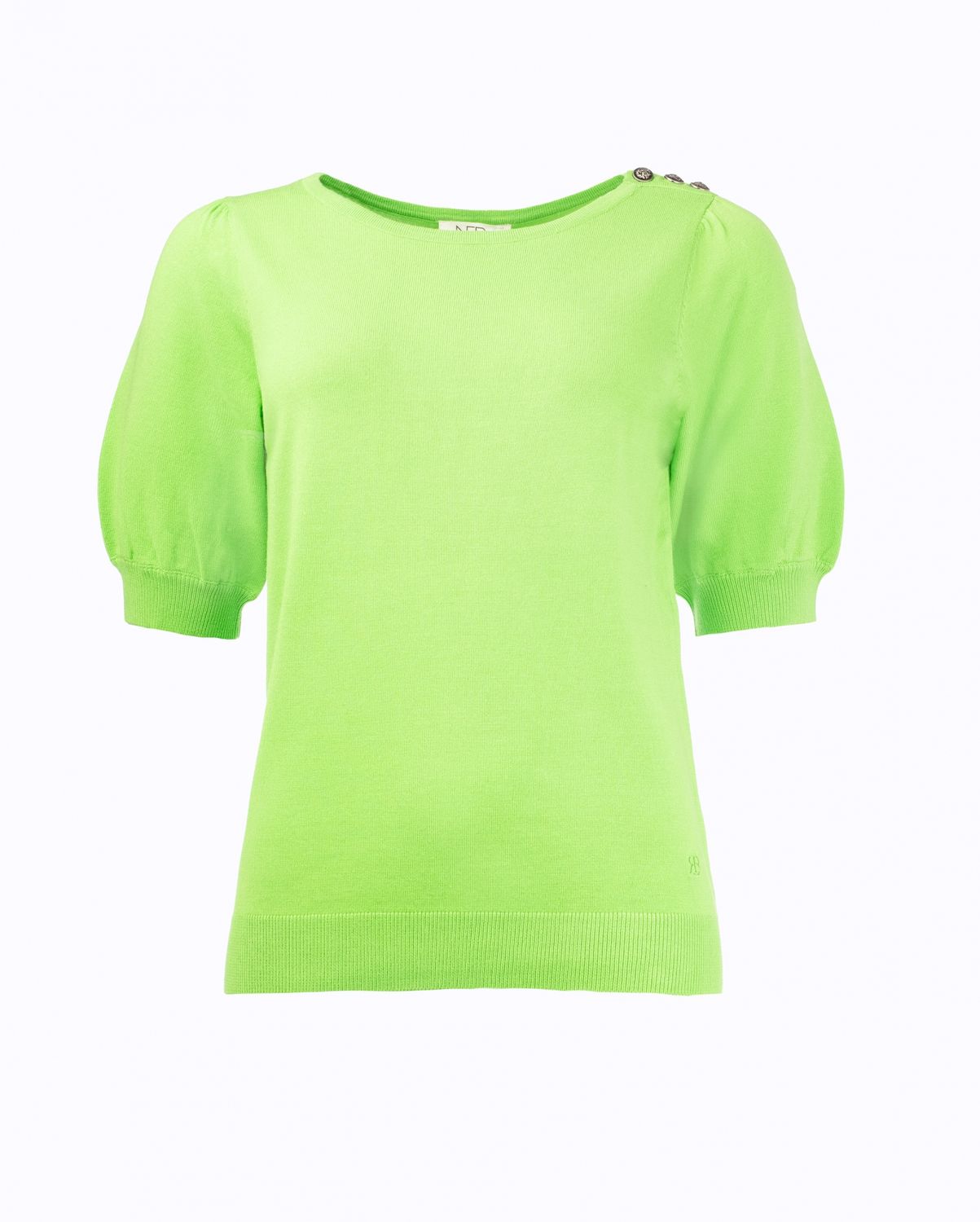 NED Top Viscose /25S1-U106-39 Green Flash