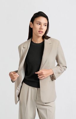 YAYA Blazer Pinstripe/ 01-501065-503 HUMUS BEIGE DESSIN