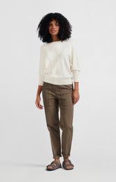 YAYA Sweater Texture Zebra / 01-000452-503 OFF WHITE