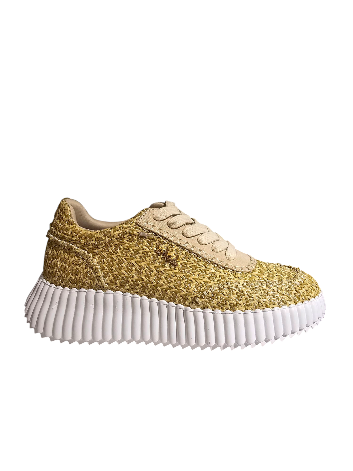 La Strada Sneaker Raffia / 2220586 Gold Beige